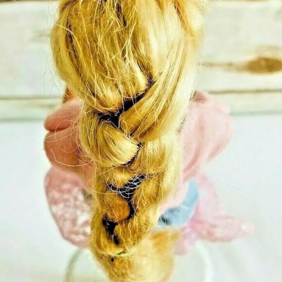 MATTEL BARBIE Doll Blond Hair Two Piece Pink Outfit 12" Tall Used - Picture 9 of 11